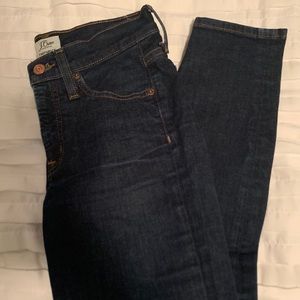 J. Crew mid-rise toothpick jeans